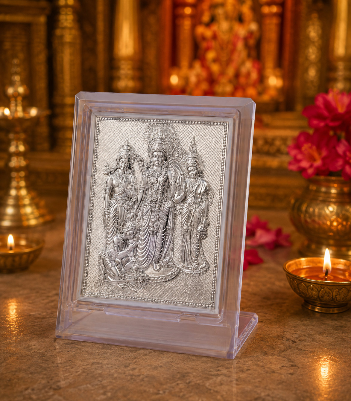 bhagwaan raam Shree Ram Darbar- Foil Stand - Image 1