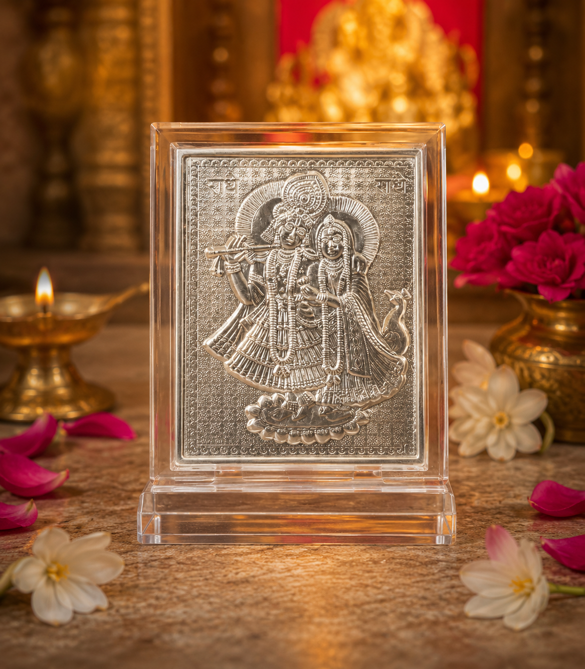 shree krishan stand Shree Radha Krishan – Foil Stand - Image 1